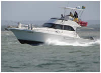 Speed boat in Morro de Sao Paulo