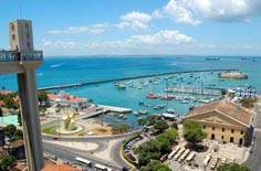 Baia de todos os Santos, ponto de partida do Transfer terrestre para Morro de S&atilde;o Paulo