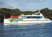 Catamar&atilde; da Biotur de Salvador para Morro de S&atilde;o Paulo