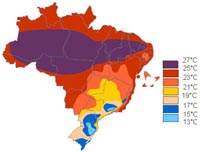 temperatura anual Morro de São Paulo